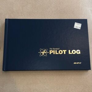 Pilot Log Notebook - Blue